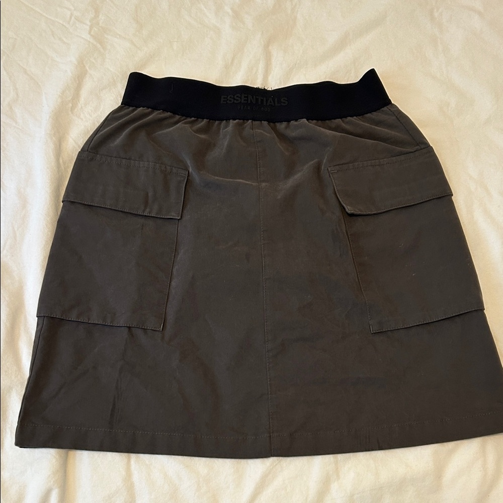 Essentials Women's Dark Gray Mini Skirt